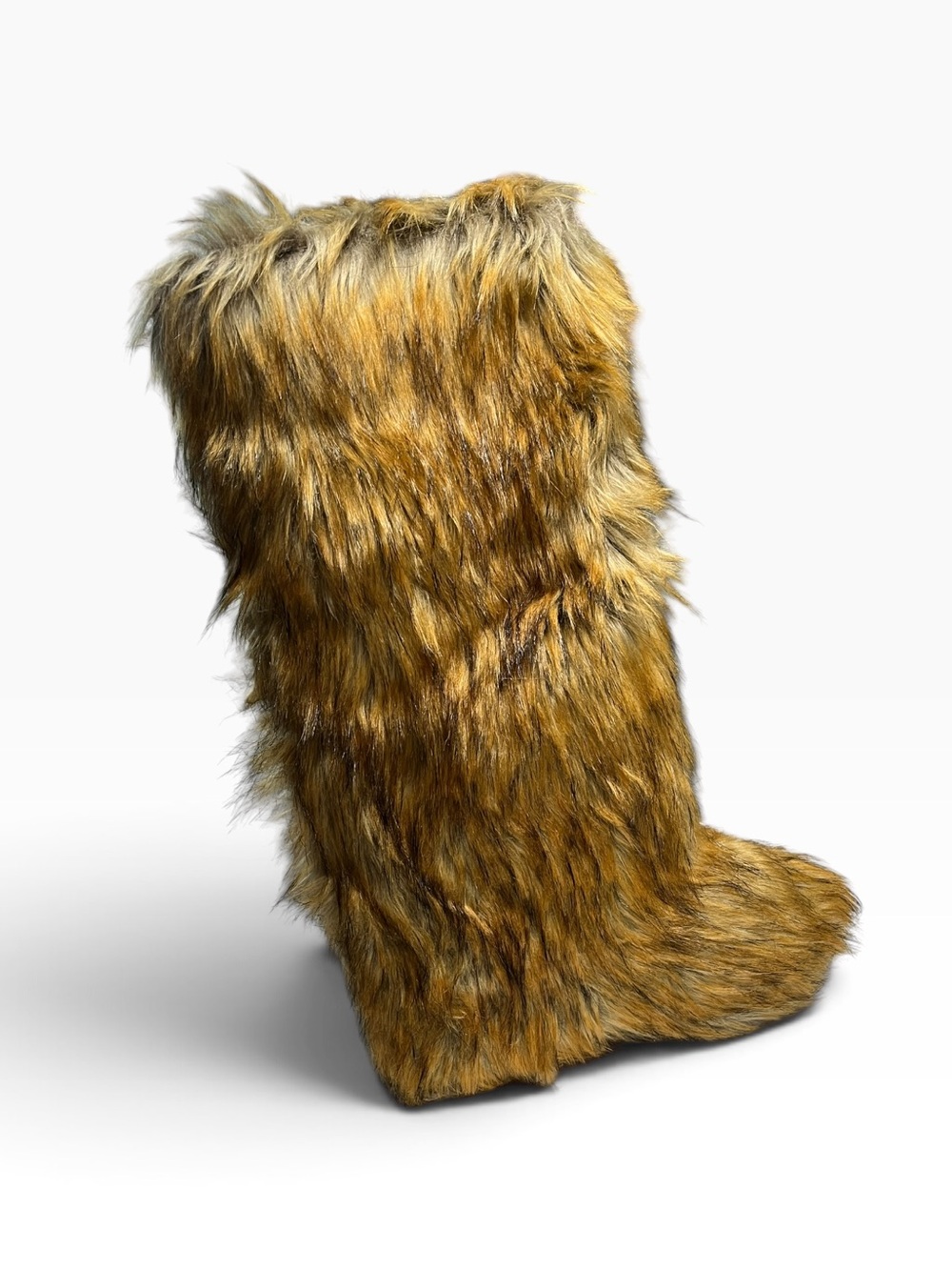 NWOT Faux Shaggy Fur Knee High Boots - Size 6.5